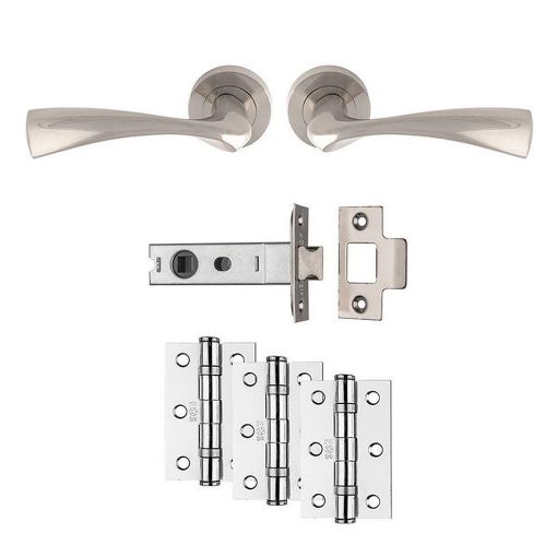 Picture of Carlisle Brass Sintra Latch Pack - Ultimate Door Pack - Satin Nickle