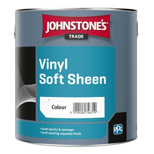 Picture of Johnstone’s Trade Vinyl Soft Sheen Brilliant White 2.5L