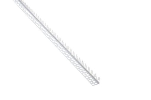 Picture of WHITE Plastic Flexible Thin Coat Bead 3000mm 