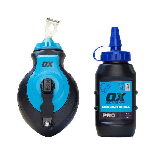 Picture of OX Pro Kevlar Chalk Line Reel And Refill 30M/100FT