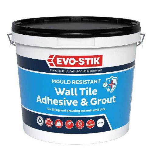 Picture of Evo-Stik WALL TILE ADHESIVE & GROUT MOULD RESISTANT White (D2TE) Standard