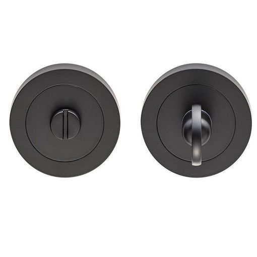 Picture of Carlisle Brass Turn & Release On Concealed Fix Round Rose - Matt Black