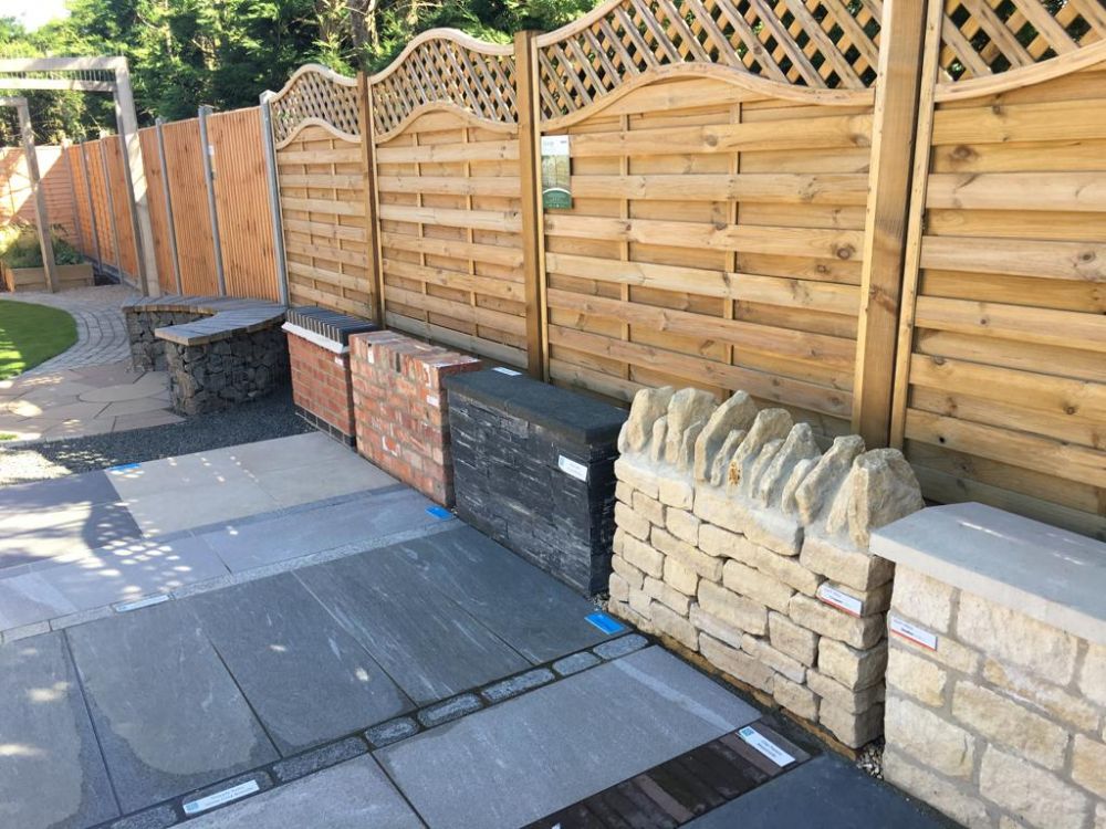 Landscaping display at William Hercock